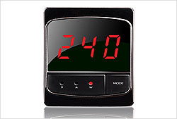 FND (Flexible Numeric Display) displays the numbers clearly and provides a wide viewing angle even in dark environments
