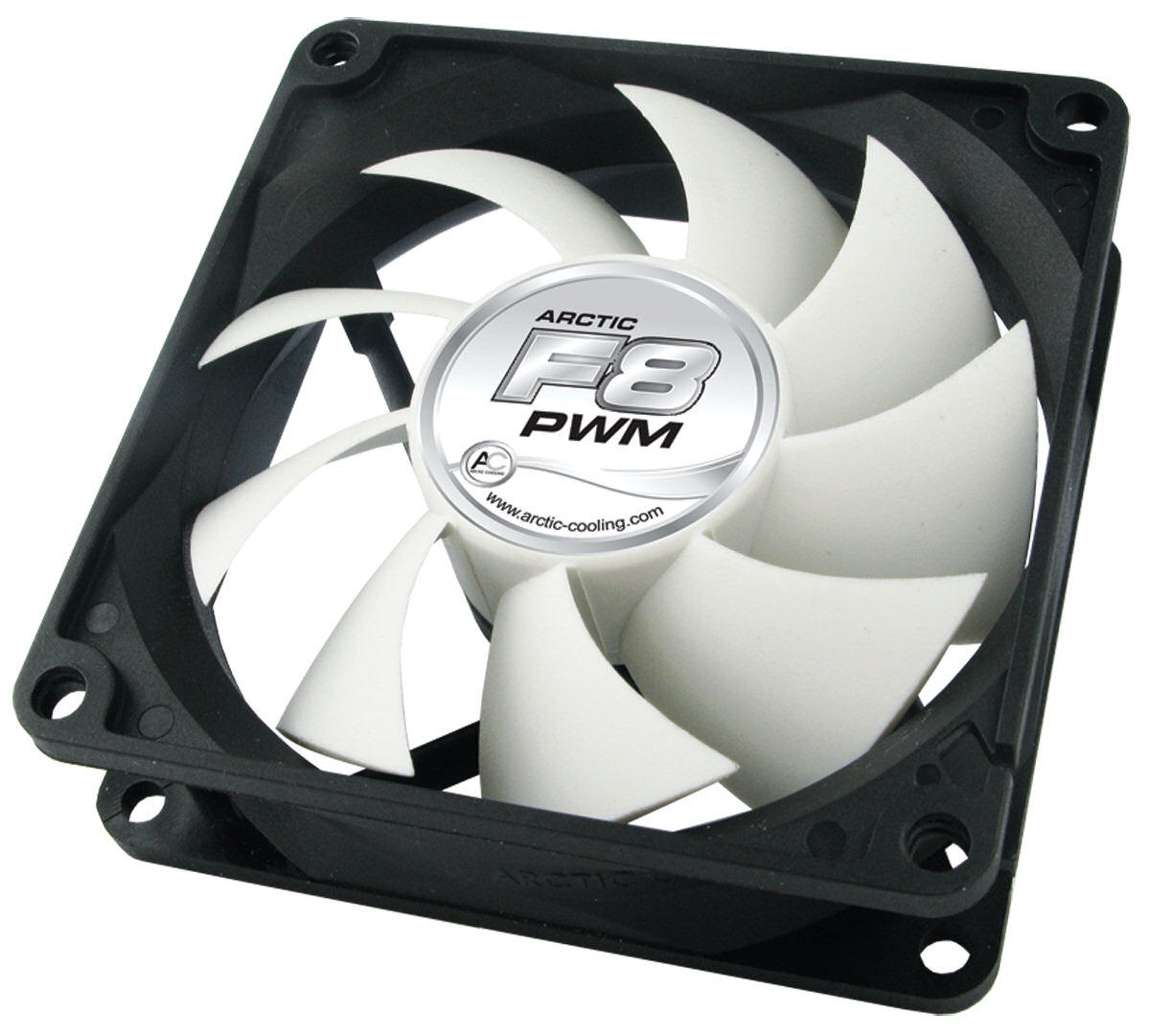 ARCTIC F8 PWM 80 mm PWM Case Fan I Cooler with Standard Case PWM-Signal regulates Fan Speed Push- or Pull Configuration possible 