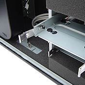 9 Drive Bays: - 3 x 5.25” external drive bays, 2 x 3.5” external drive bays, 4 x 3.5” internal drive bays in individual trays with rubber grommets to absorb hard drive vibrations