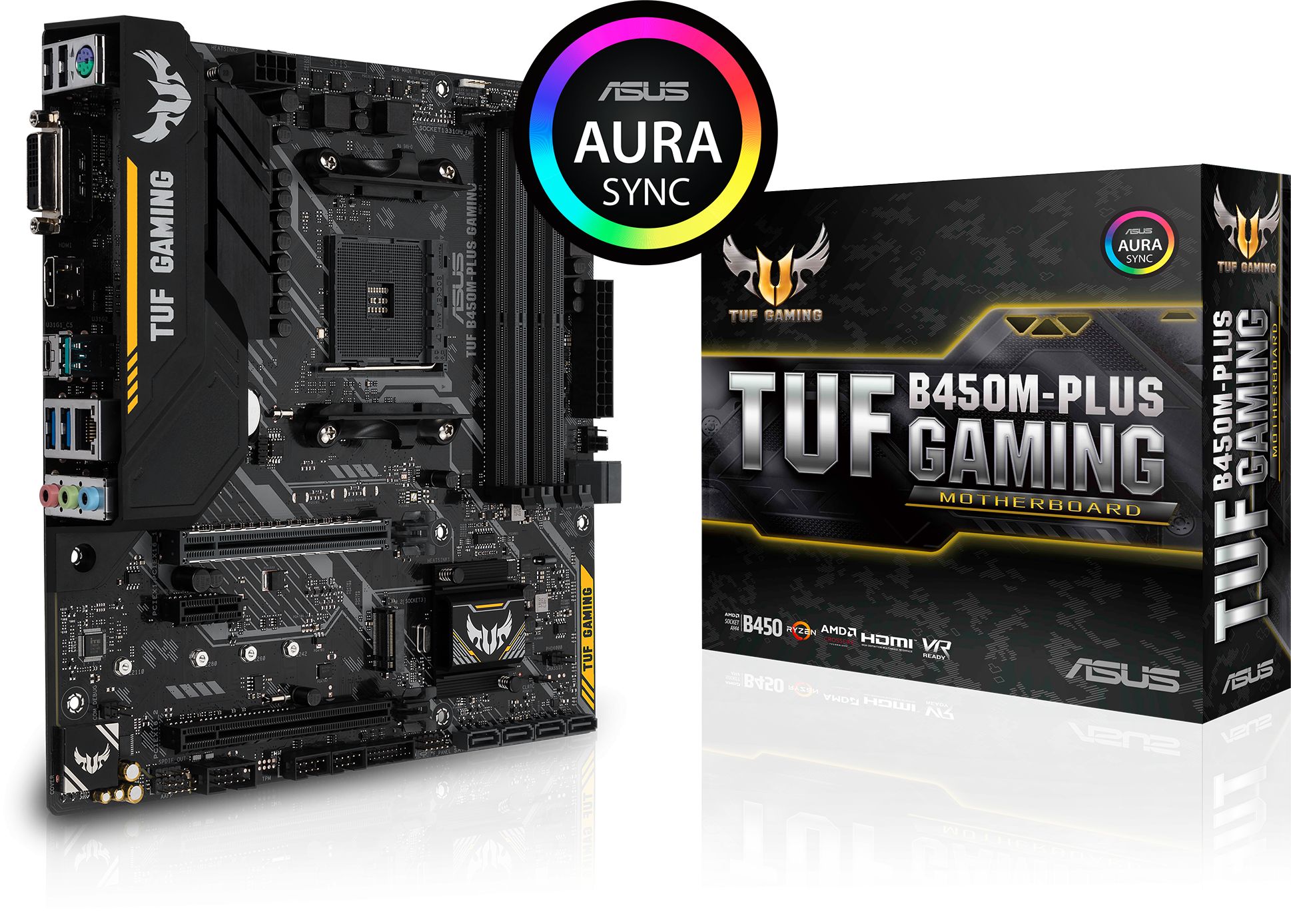 Tuf B450m Plus Gaming Am4 Micro Atx Motherboard