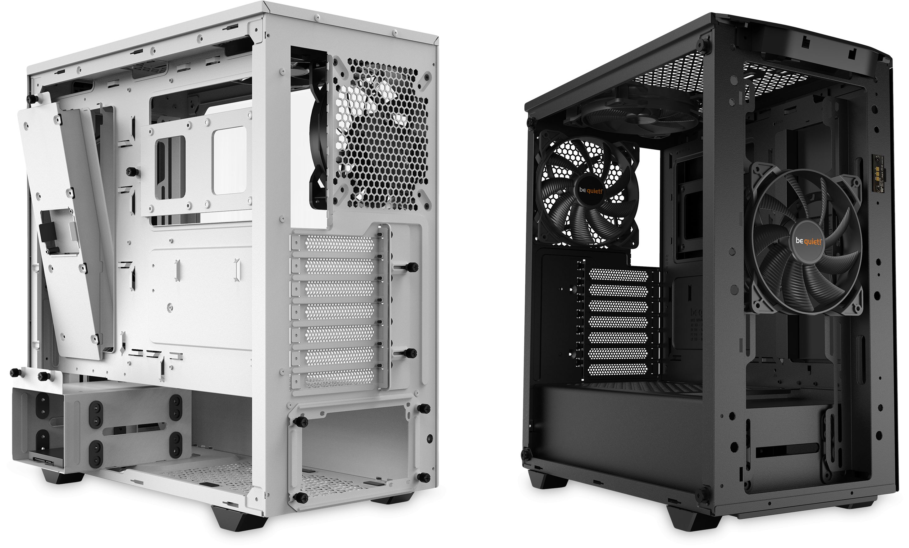 Be Quiet Pure Base 500DX Black, Mid Tower ATX case, ARGB, 3 pre-installed  Pure Wings 2, tempered glass window