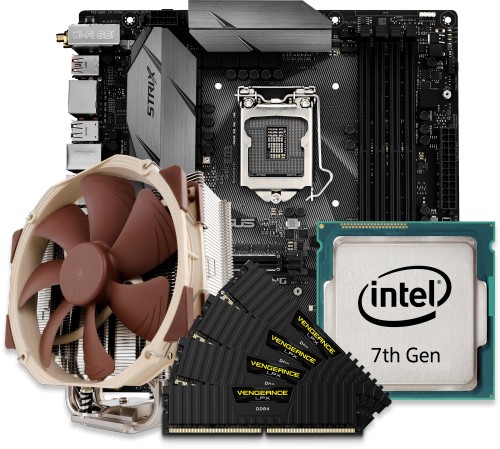 Intel 7th Gen CPU and micro-ATX Motherboard Bundle