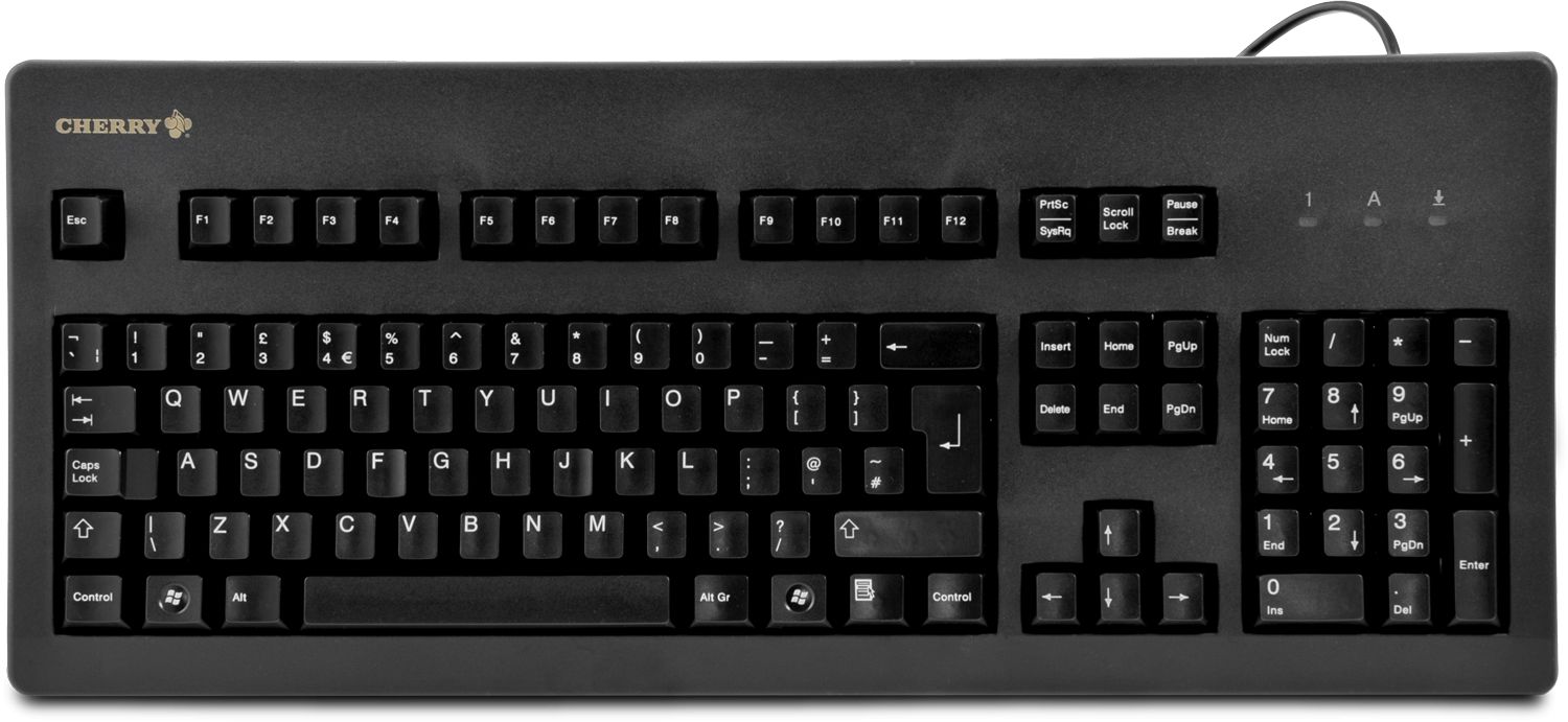 G80-3000 Keyboard with MX Blue Keyswitches (UK Layout)