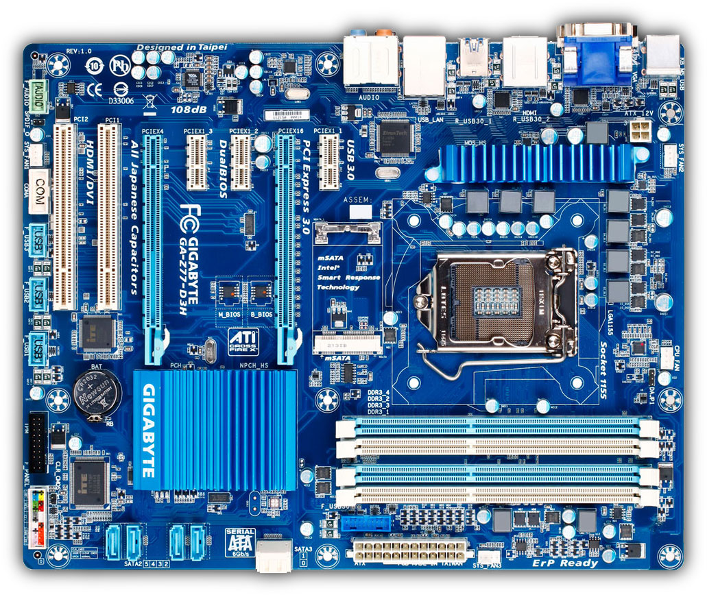 A quality motherboard is key for performance.