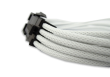 White Braided 6+2 pin PCIe Extension Cable