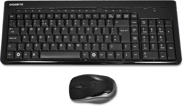 The package comprises of Gigabyte’s 7580 wireless keyboard and mouse