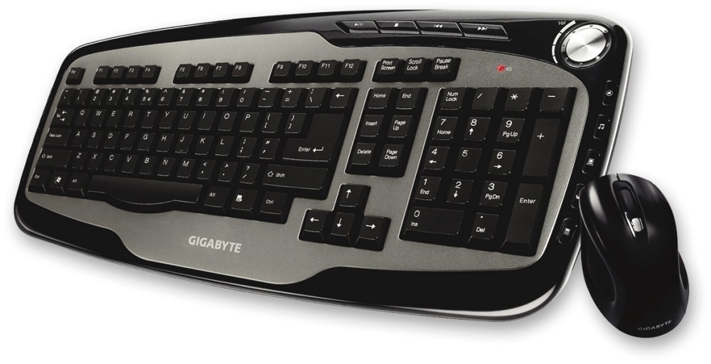 Gk Km7600 Deluxe Wireless Multimedia Keyboard And Mouse Uk Layout