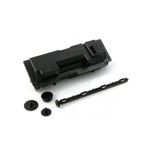KYOCERA toner cassette contains 5 pieces made out of 2 types of plastic, ID coded for easy recycling.