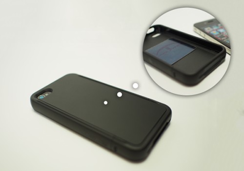 The plate can be attached inside a case for invisible installation