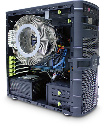 CR-100A IcePipe 100W Fanless CPU Cooler shown installed