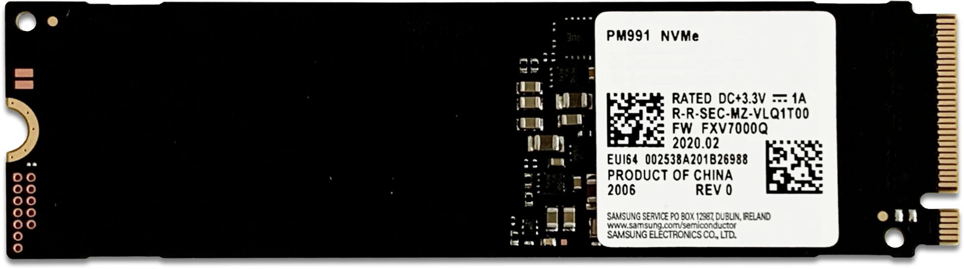 latitude reckless evaporation Samsung PM991 M.2 NVMe PCIe 3.0 SSDs