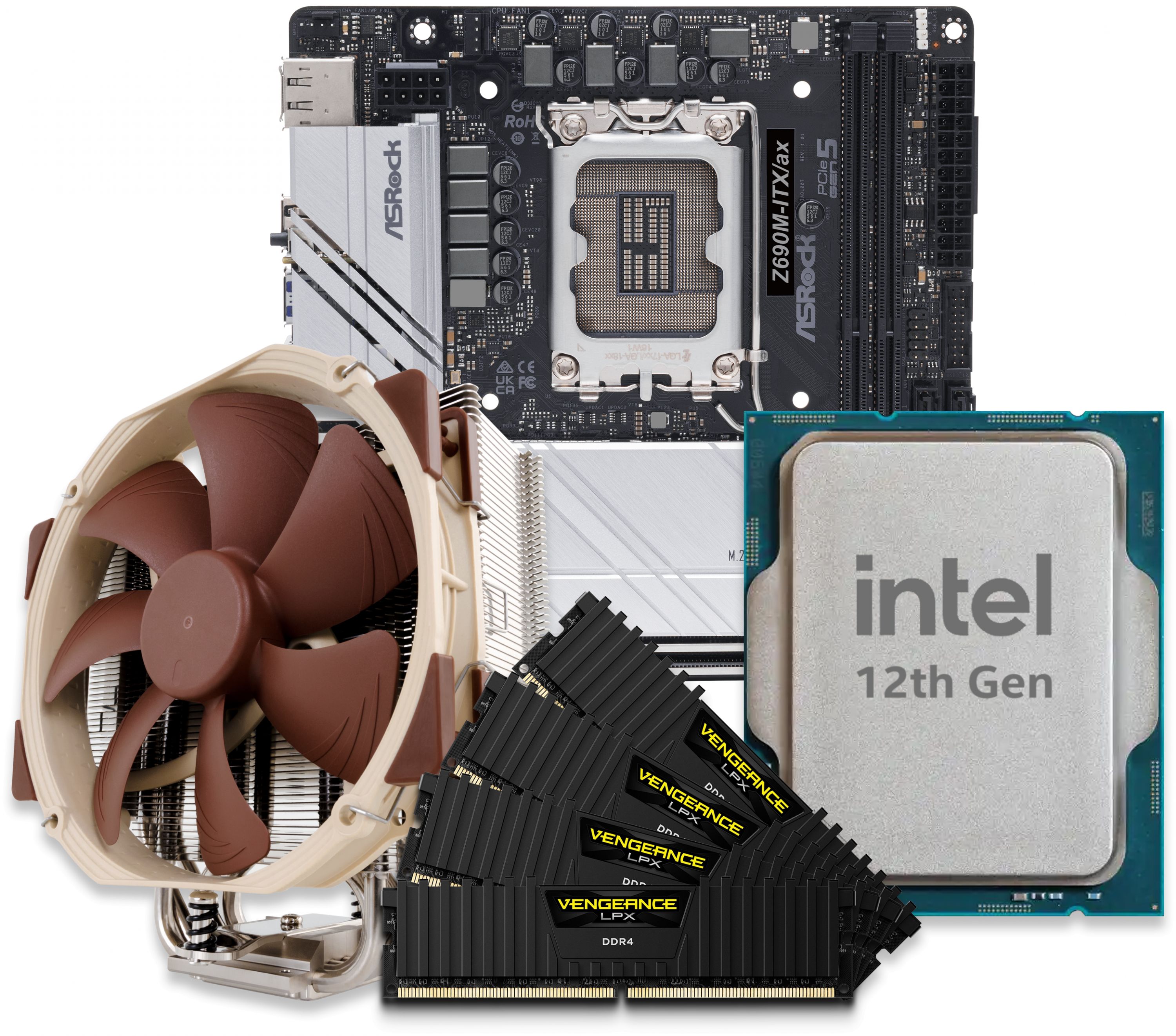 Intel CPU and DDR4 mini-ITX Motherboard Bundle
